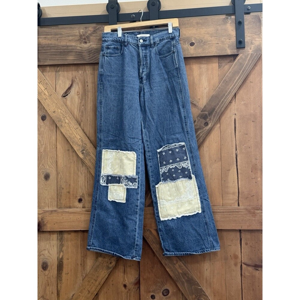 Patchwork Blue Jeans - image 1